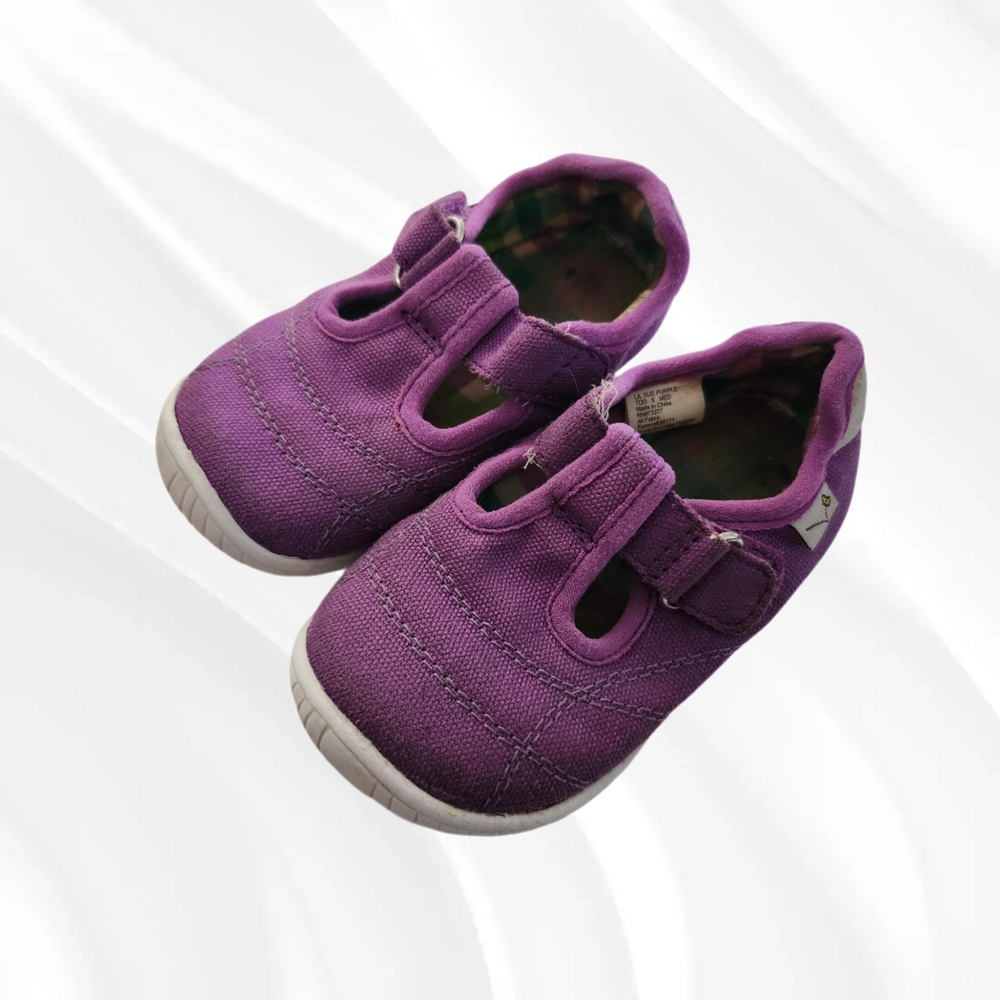 Jumping Beans Purple Baby Walker Slip-On Shoes - Picture 1 of 3
